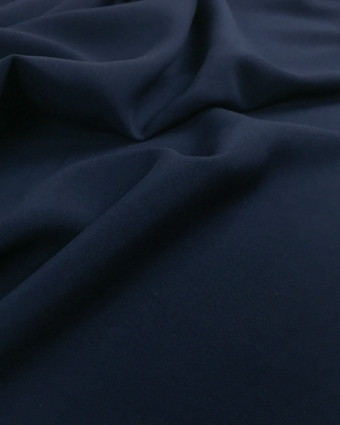 Tissu viscose bleu navy - Mercerine