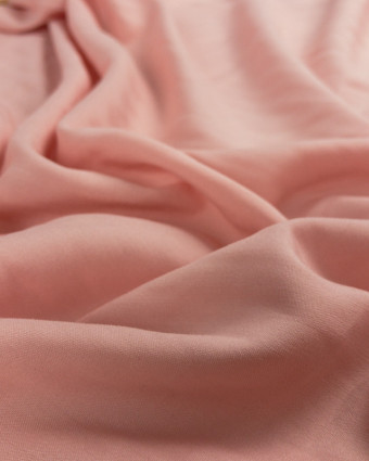 Tissu viscose rose poudré - Mercerine