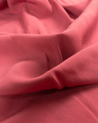 Tissu viscose rose glace à la fraise - Mercerine