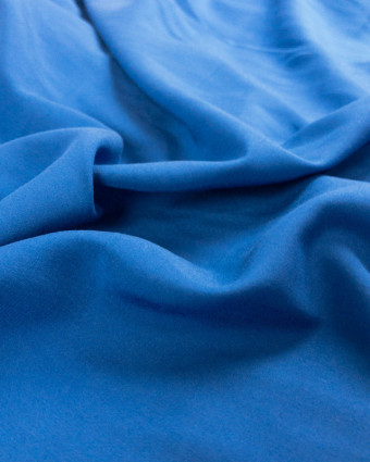 Tissu viscose bleu azur - Mercerine