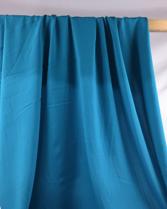 Tissu viscose bleu turquoise