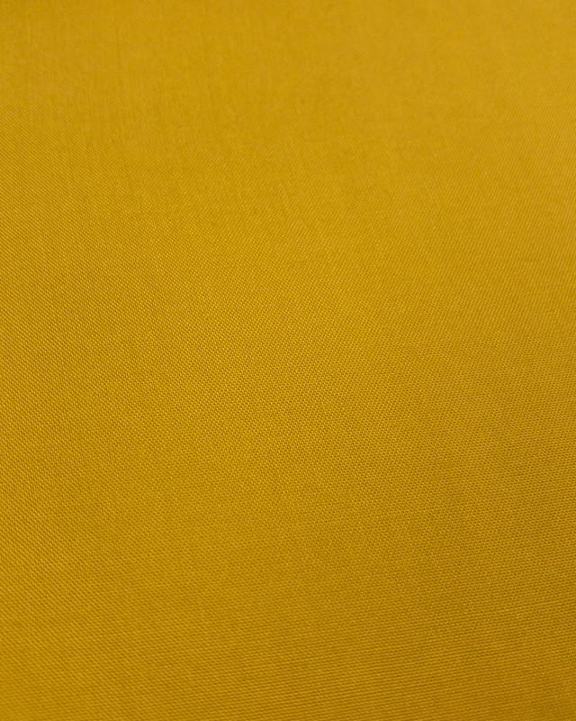 Tissu au mètre : viscose uni ocre - Mercerine