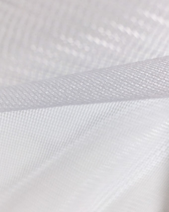 Tissu moustiquaire  blanc fabrication française  - Mercerine
