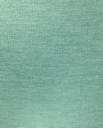 Tissu rideau velours polaire occultant vert d'eau - Mercerine
