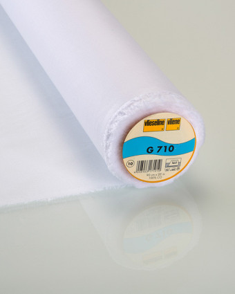 Tissu Vlieseline G710  Entoilage tissé léger ferme blanc -  Mercerine