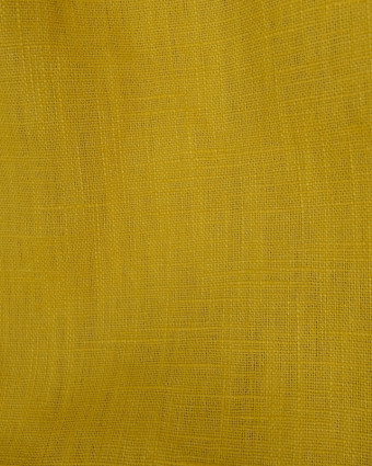 Tissu Lin lavé jaune x10cm - lin uni - 1057520.FE.X