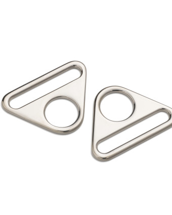 Anneaux Triangulaires 40Mm  Argent 2Pc Prym