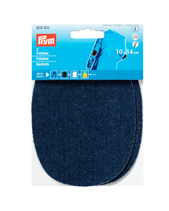 Renforts Jeans Thermocollant -10X14Cm -Bleu Foncé- Prym - Mercerine