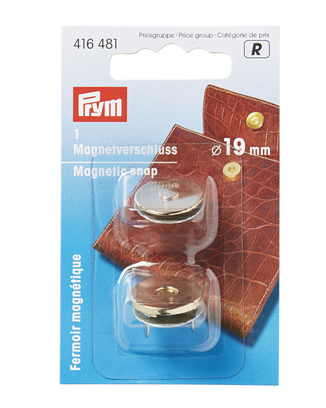 Fermoir Magnétiique Doré 19Mm Prym