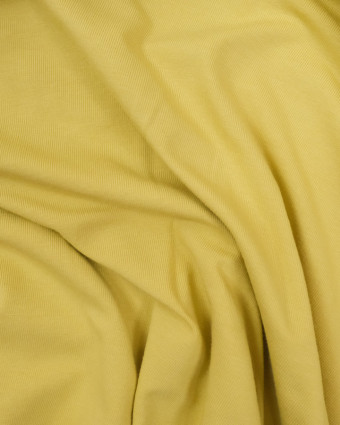 Jersey Bio Oekotex jaune paille x10cm -  Mercerine