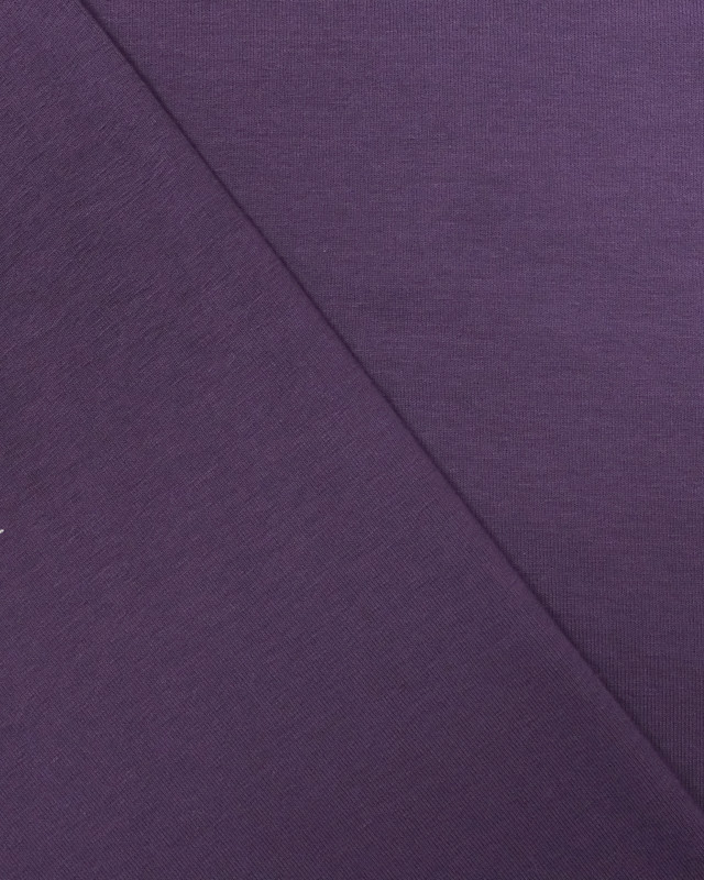 Tissu jersey viscose Violet - Tissu oeko tex  - Mercerine