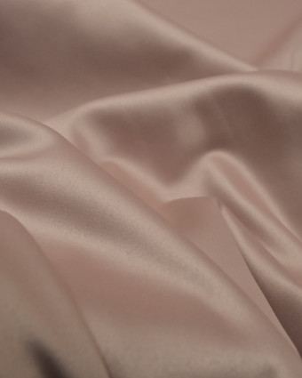 Satin rose nude : Achat tissu satin au mètre - Mercerine