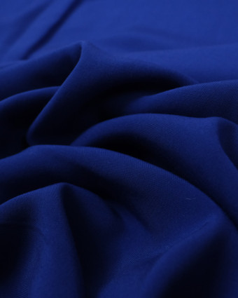 Tissu Viscose bleu roi - Mercerine