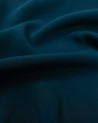 Tissu Viscose bleu pétrole - Mercerine