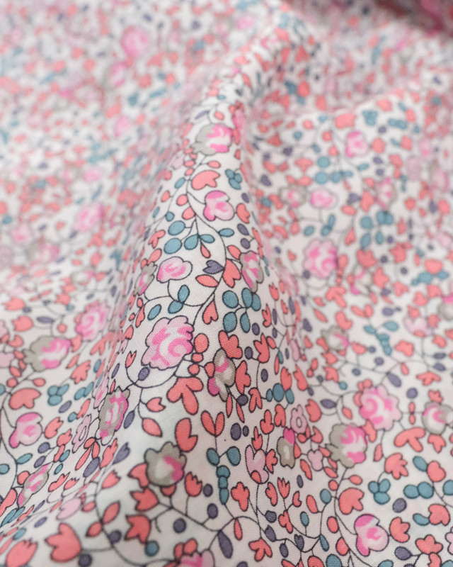 Coton Liberty Fabrics ELOISE rose - Mercerine