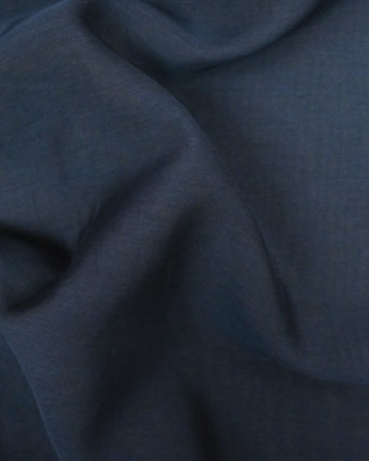  Tissu Soie coton bleu navy - 10cm -  Mercerine