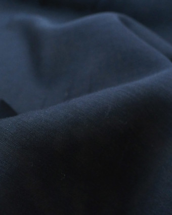  Tissu Soie coton bleu navy - 10cm -  Mercerine