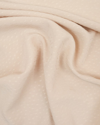 Viscose nude motif ton sur ton  - 10cm - Mercerine