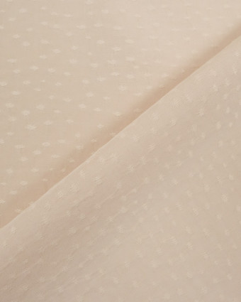 Viscose nude motif ton sur ton  - 10cm - Mercerine