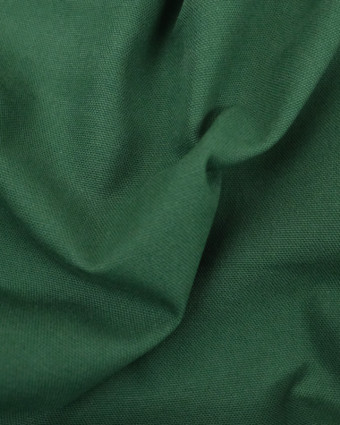 Coton épais demi-natté vert empire oekotex