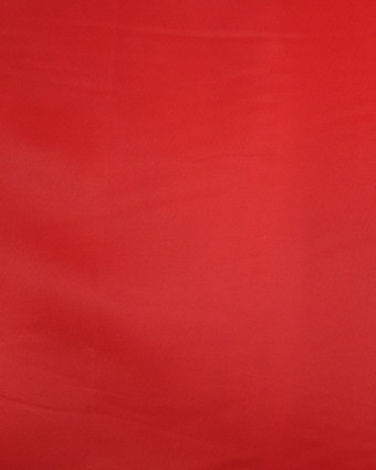 Tissu doublure rouge mat fin - 10cm -  Mercerine