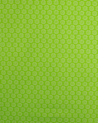 Tissu coton vert vif - Tissu au metre - Mercerine