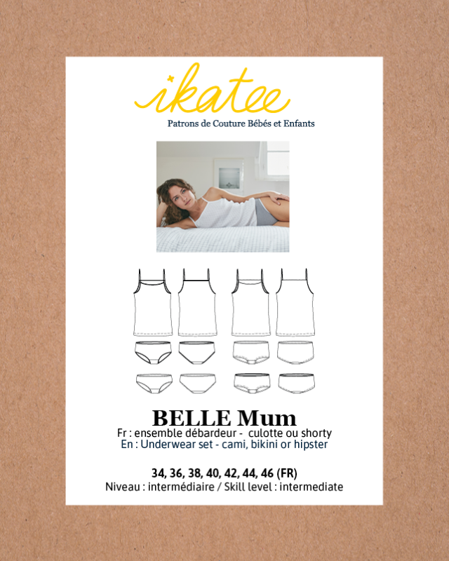 Ikatee|patron lingerie femme Belle|Mercerine