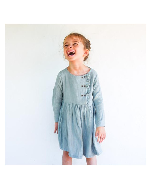 Ikatee|patron couture robe fille Elona|Mercerine