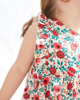 Patron couture enfant| Combinaison -robe Madrid|Ikatee|Mercerine