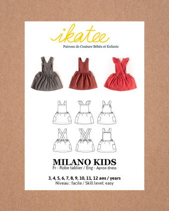 Robe Milano Kids pour fille de 3 à 12 ans-Ikatee