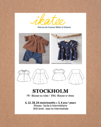 Duo Robe et blouse Stockholm|Ikatee|Mercerine