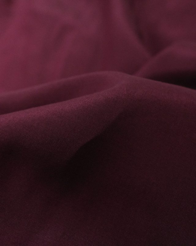 Tissu soie coton prune : Tissu au metre - Mercerine