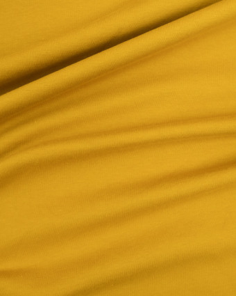 Tissu bio : jersey coton jaune oeko tex| Mercerine