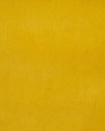 Velours milleraies jaune extensible Oekotex - Mercerine