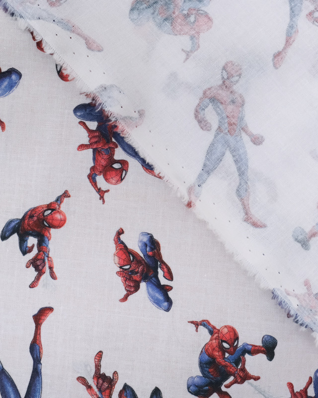 Spiderman - Marvel - Tissu au metre - Mercerine