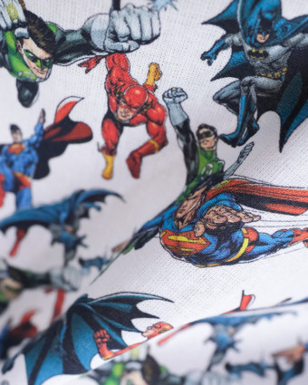 Marvel -Tissu au metre - Justice league - Mercerine