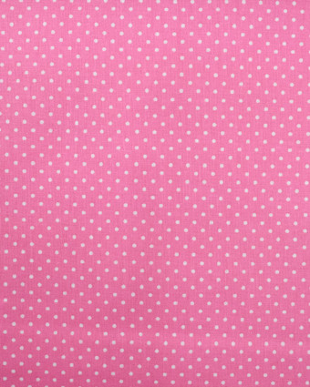 Coton imprimé pois Piselli rose x10cm