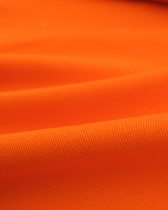 Tissu au metre - Tissu orange - Halloween - Merrcerine