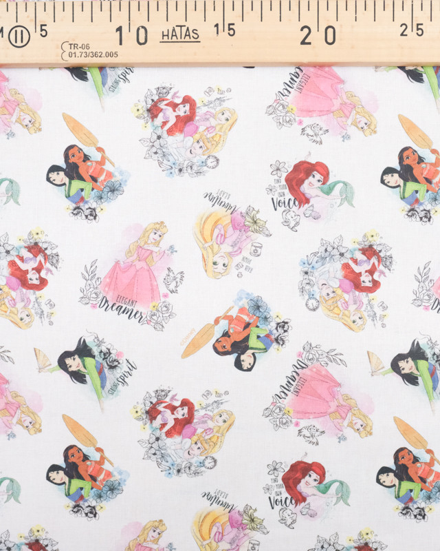 Tissu enfant : Princesses Disney - Mercerine