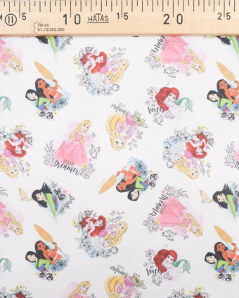 Tissu enfant : Princesses Disney - Mercerine