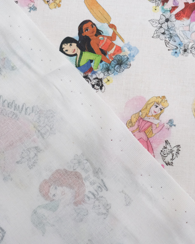 Tissu enfant : Princesses Disney - Mercerine