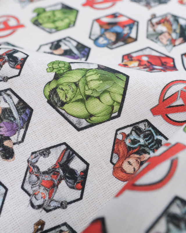 Tissu enfant : tissu avengers - Mercerine