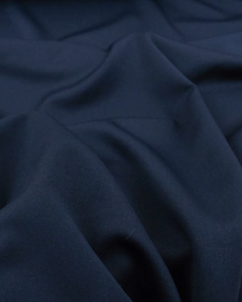 Tissu Crêpe Bleu marine - Tissus en ligne - Mercerine