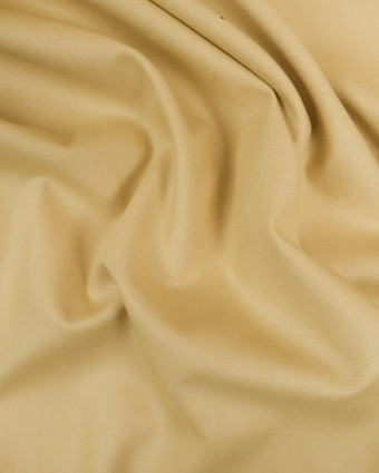 Tissu bio jaune uni - Mercerine