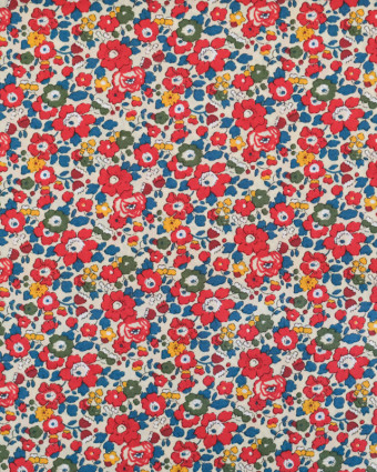 Liberty Fabrics Betsy Ann B Rouge  -  Mercerine