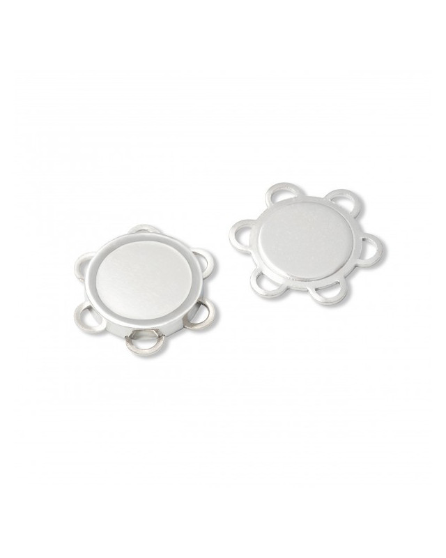 Boutons magnétiques - argent - 25mm- Prym - Mercerine