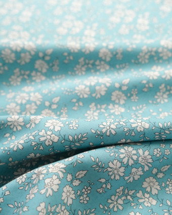 Tissu Liberty Fabrics Capel bleu vert N