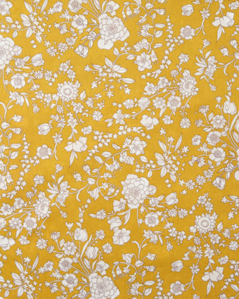 Tissu Liberty Fabrics fleuri - Summer Bloom ocre - Mercerine