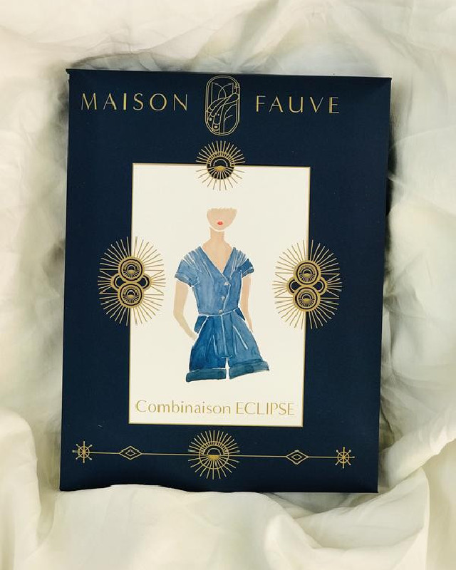 ECLIPSE - Patron de couture - Combishort - Robe Maison Fauve - Mercerine