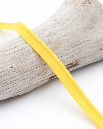 Passepoil  - jaune intense  - coton - au metre - Mercerine